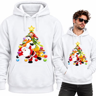 BLUZA Z KAPTUREM ŚWIĄTECZNA  CHRISTMAS